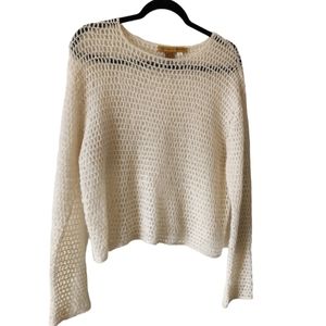 Vintage workers for freedom cream kid mohair sweater size large